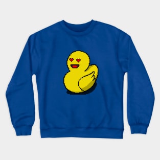 Duckys loves emoji Crewneck Sweatshirt